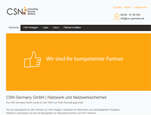 Tablet Screenshot of csn-germany.de